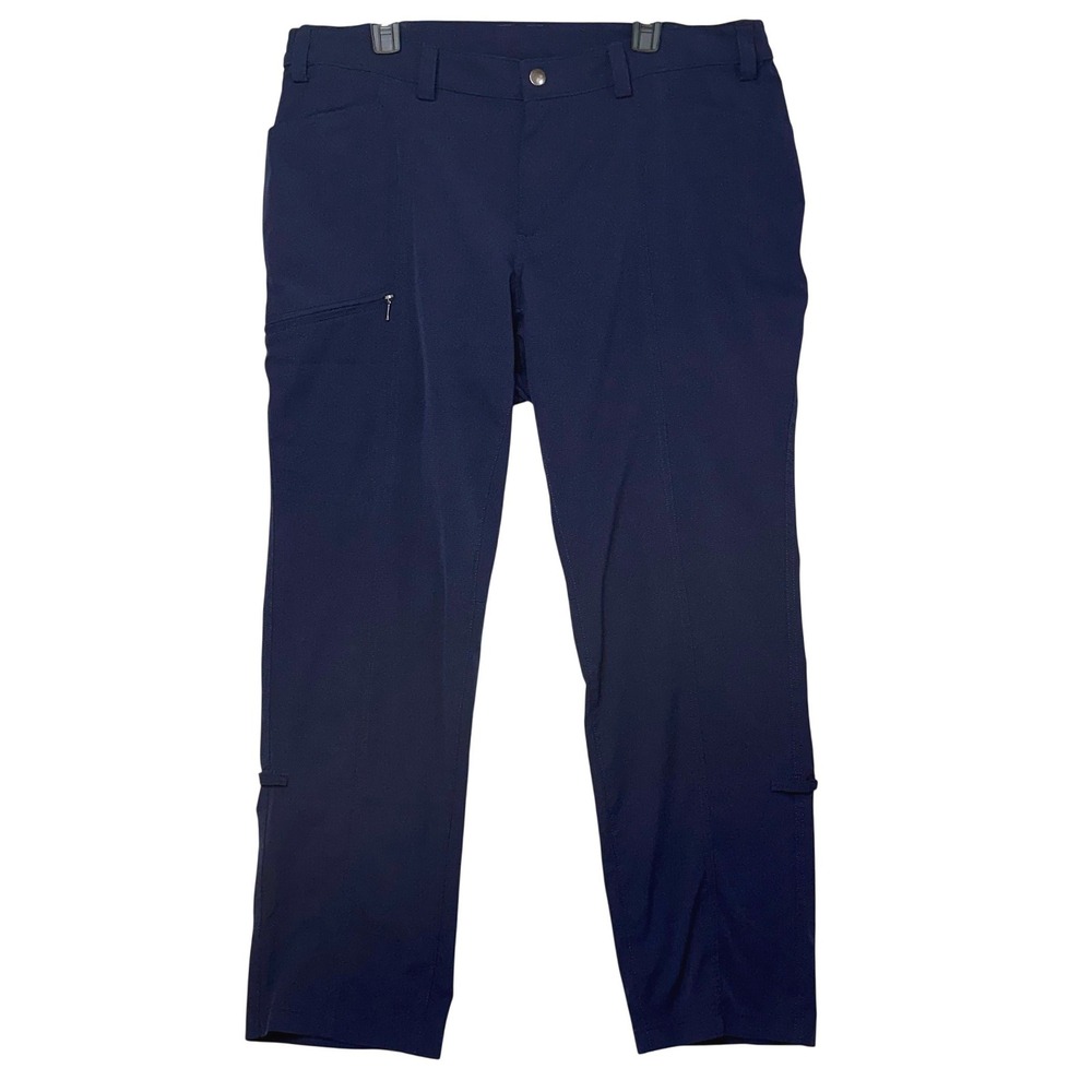 Duluth Trading 18W 36X31 Breezeshooter Convertible Pant Blue Hiking Outdoor Camp